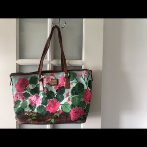 Rooney & Bourke Rare Hydrangea Tote